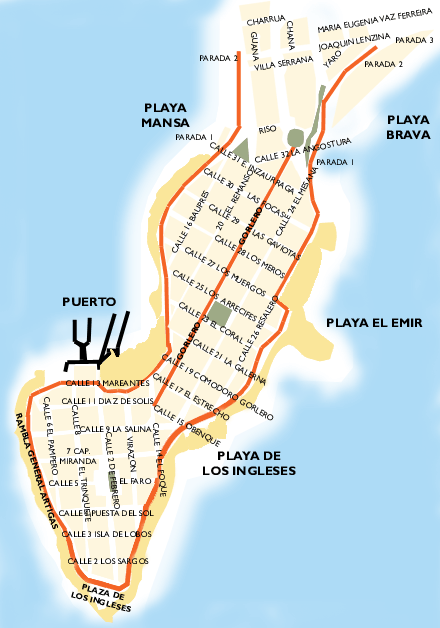 Playa Mansa and Playa Brava Punta Del Este As a peninsula Punta Del Este 