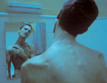 In the movie The Machinist, Christian Bale plays an extremely gaunt 