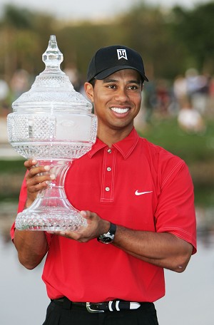 Tiger Woods. Playoff: Tiger Woods and