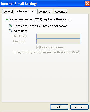 Gmail Outlook Outgoing Server Settings