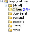 viewing your gmail messages within outlook